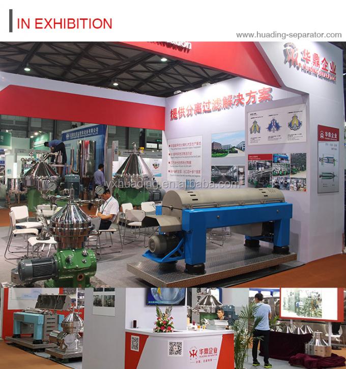 完成したデカンター遠心分離機が出荷準備中